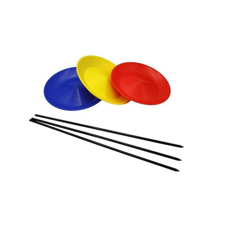 Plastic Juggling Plate Magic Acrobatics Turn Plate Stage Juggling Props Performance Props Sense Training