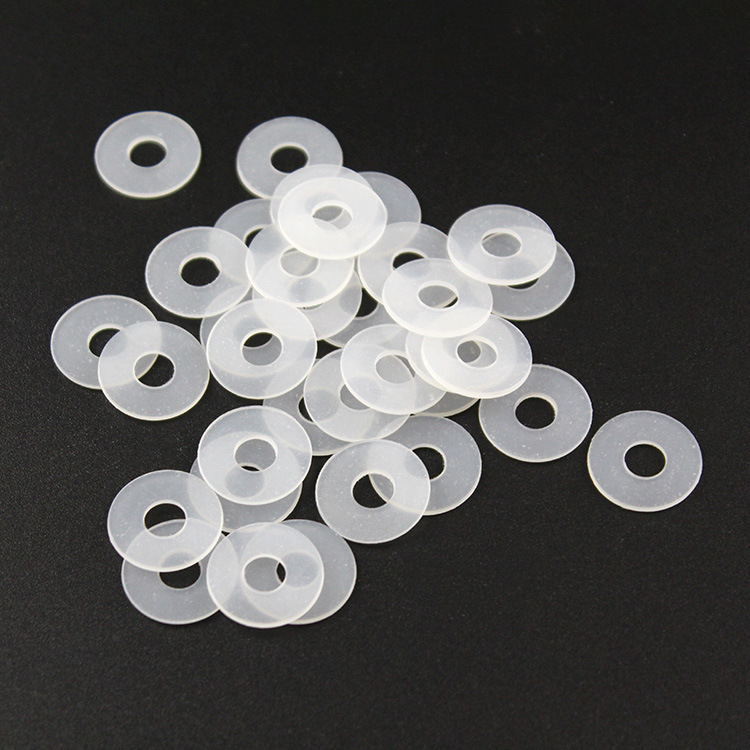 Wholesale White Transparent Pe Gasket Round Frosted Insulating Plastic Gasket Waterproof Seal Pe High Temperature Resistant