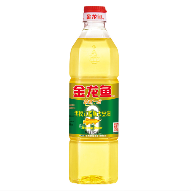 Golden Dragon Fish Soybean Oil 900ml Edible Blend Oil Sunflower Seed Corn Oil Small Size 700ml400ml Gift