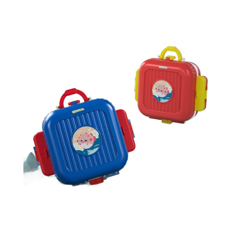 Children's Fishing Toys Electric Music Multifunctional Educational Handbag Magnetic Fishing Platform Boys and Girls Balance Toys