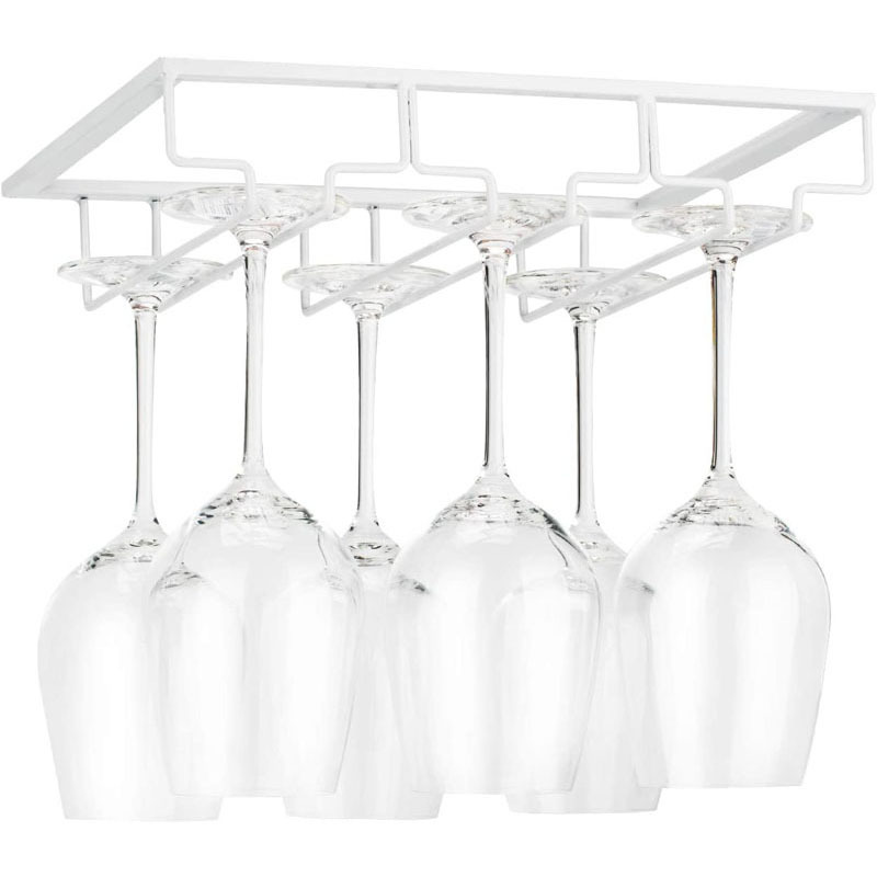 Red Wine Glass Rack Inverted Goblet Rack Household Creative Hanging Cup Rack European Style Wine Glass Rack Hanging Wine Cabinet Cup Rack Ornaments