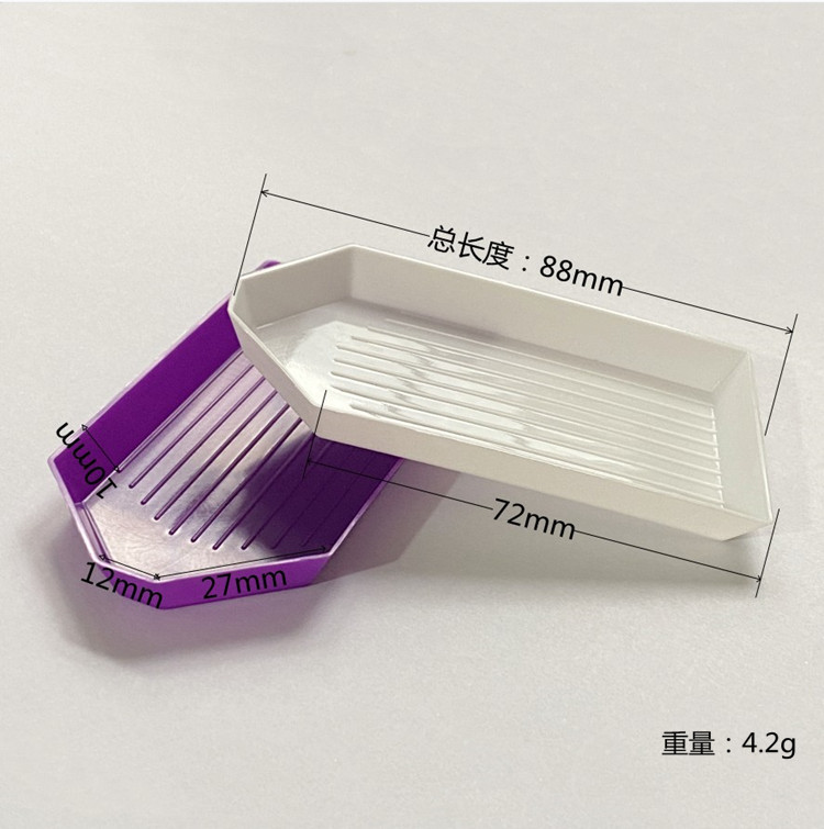 New Diamond Dot Drill Tool Blue White Purple Drill Tray Universal Storage Square Dot Drill Tray Jewelry Row Tray Collection