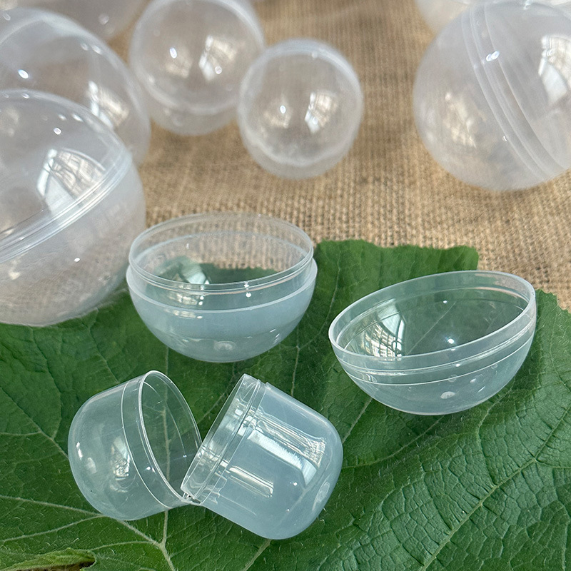 Wholesale Transparent Gashapon Shell Gashapon Machine Special Plastic Ball Gift Ball Round Capsule Egg-Shaped Empty Box 100mm