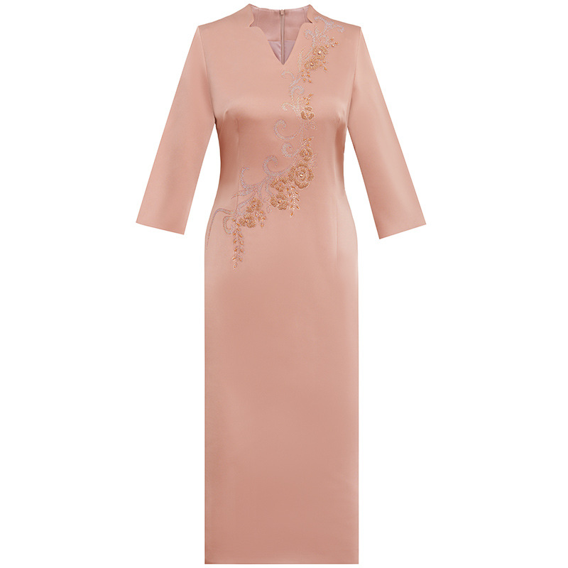 Wedding Mother Dress Noble dress Mother-in-law Wedding Dress 2024 Spring New Wedding Dress Cheongsam Dress