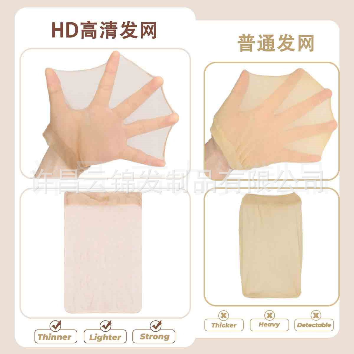 High Elastic Invisible Solid Color Silk Stockings Net Cap HD Stocking Wig Cap HD Transparent Lace Wig Hair Net