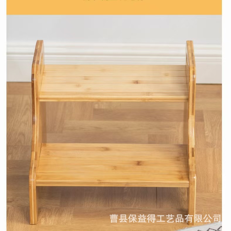 Простой деревянный детский стул, стул для мытья, стул для детей с подъемом