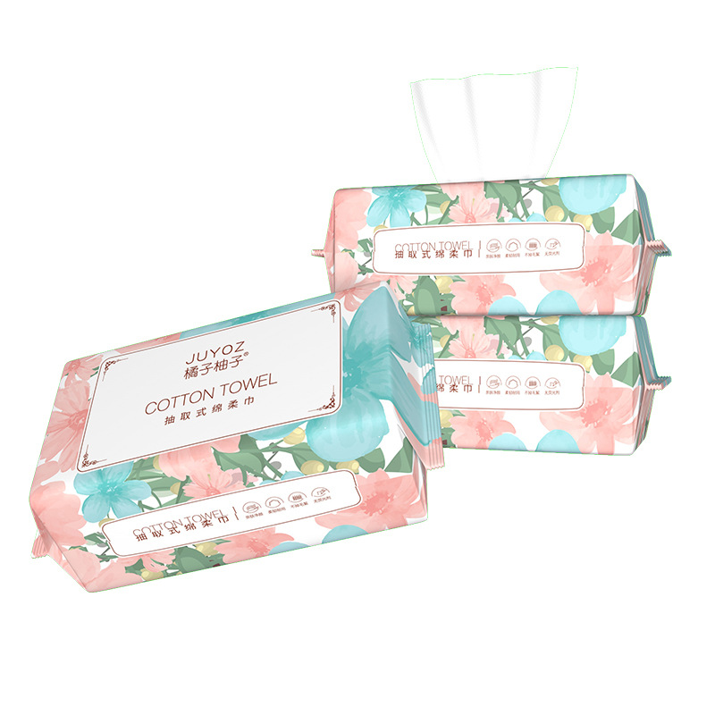 Disposable Facial Cleansing Towel, Cotton Soft Towel, Thickeneded Beauty Removable Facial Cleansing Towel, Facial Makeup Remover, Wet and Dry Facial Cleansing Towel