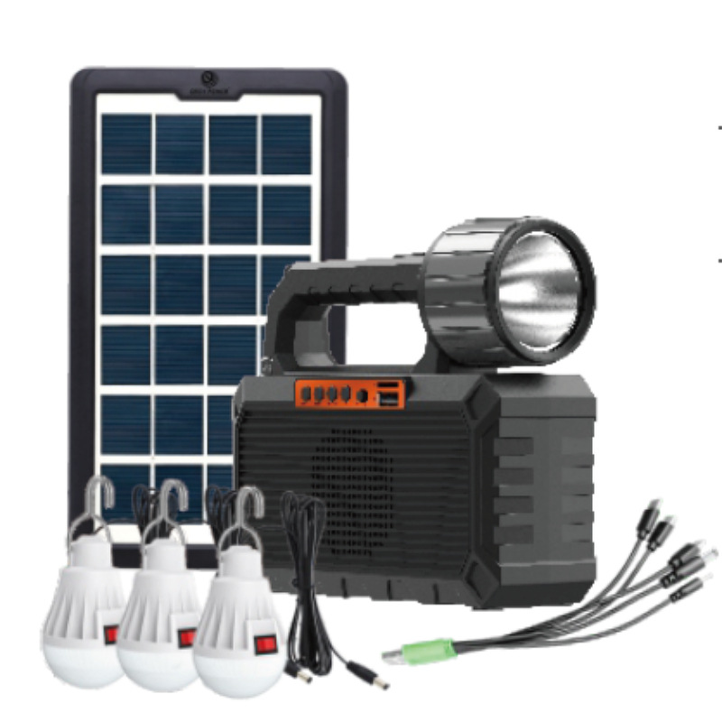 Foreign Trade Solar Radio Bluetooth Emergency Radio Lighting Power Generation Small System 5V Solar Speakers