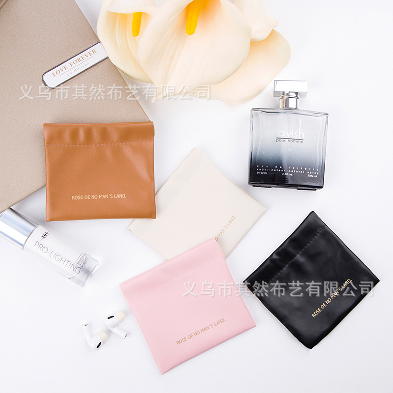 Сумка для хранения данных с пружиной, автоматическая закрывающаяся косметичка, портативная косметичка для помады