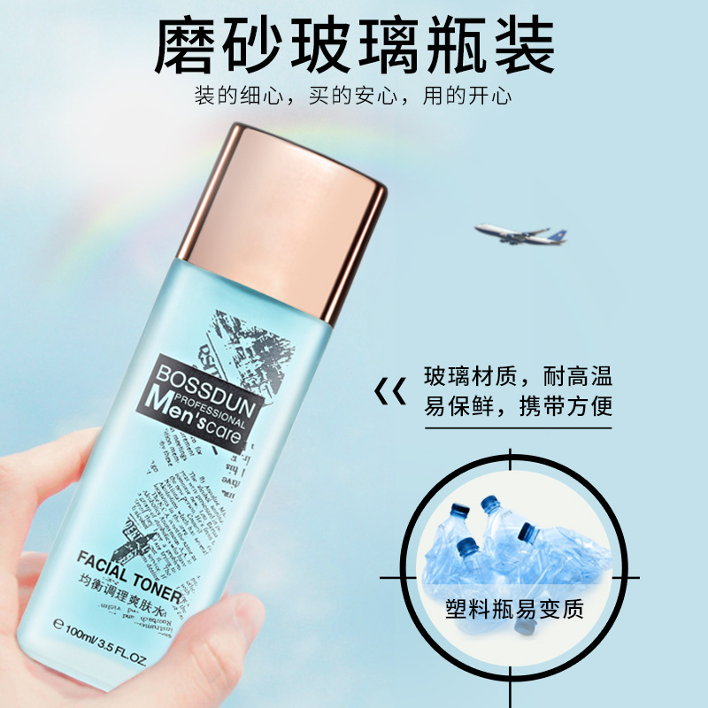 Boston Men's Balanced Conditioning Toner 100ml Moisturizing and Replenishing Men's Toner Wholesale