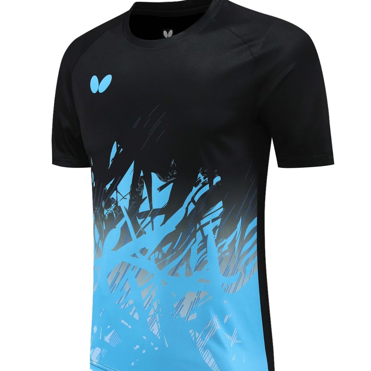 24 New Butterfly Table Tennis Suit Jacket Men's and Women's Quick-drying Breathable Running Sports Short-sleeved Competition Team Clothes