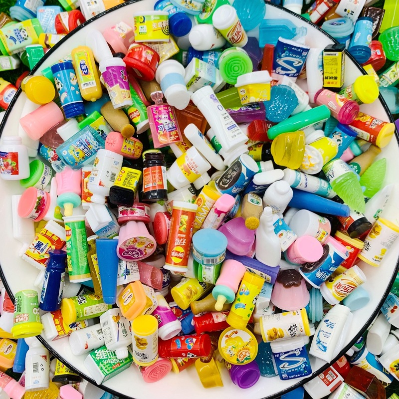 Simulation convenience store supermarket series instant noodle barrel food play box tide play lucky bag mobile phone case DIY resin accessories