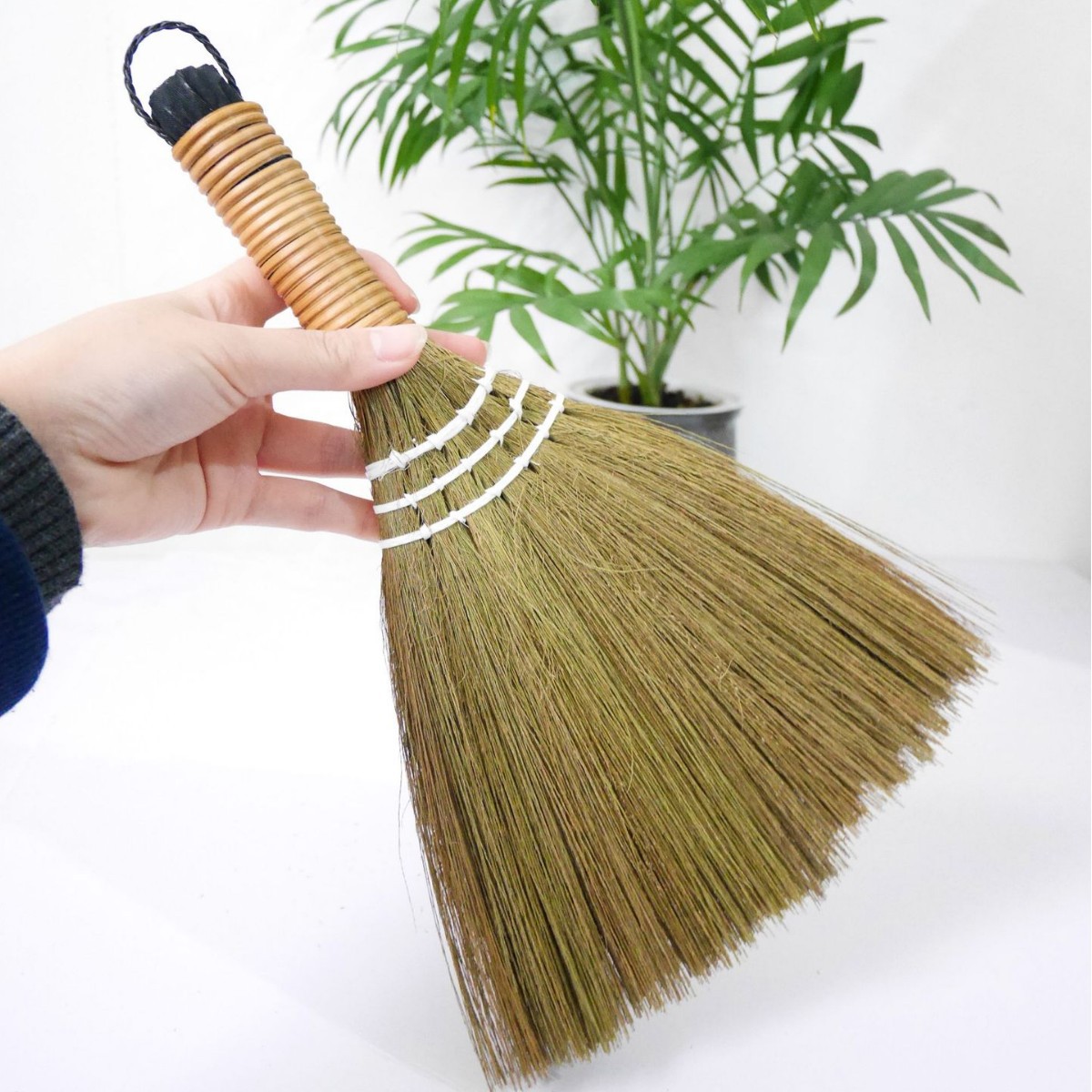 Imported broom wooden floor Soft Hair Broom household floor window sill hair cleaning tool mango broom