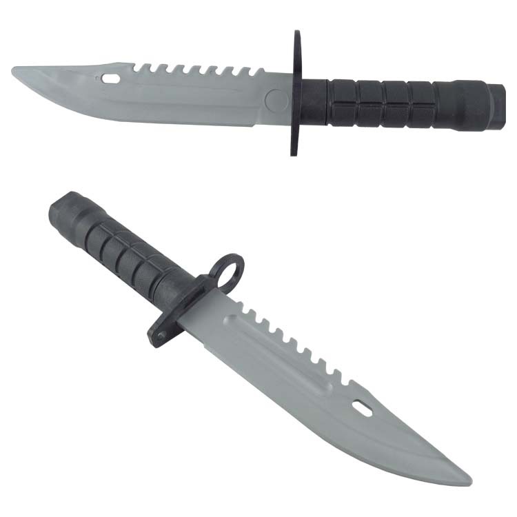 School Military Training Dagger Knife, Simulated Plastic Toy Knife, Kidsren's Play House Police and Gangster Military Training Props Wholesale
