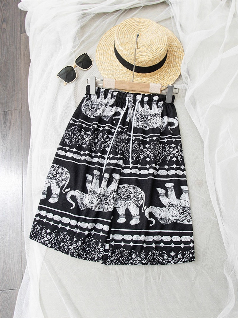 Elephant Pants Casual Shorts Summer New Trendy Exclusive Cross-Border Thailand Plus-Size Beach Shorts Home Cool Shorts