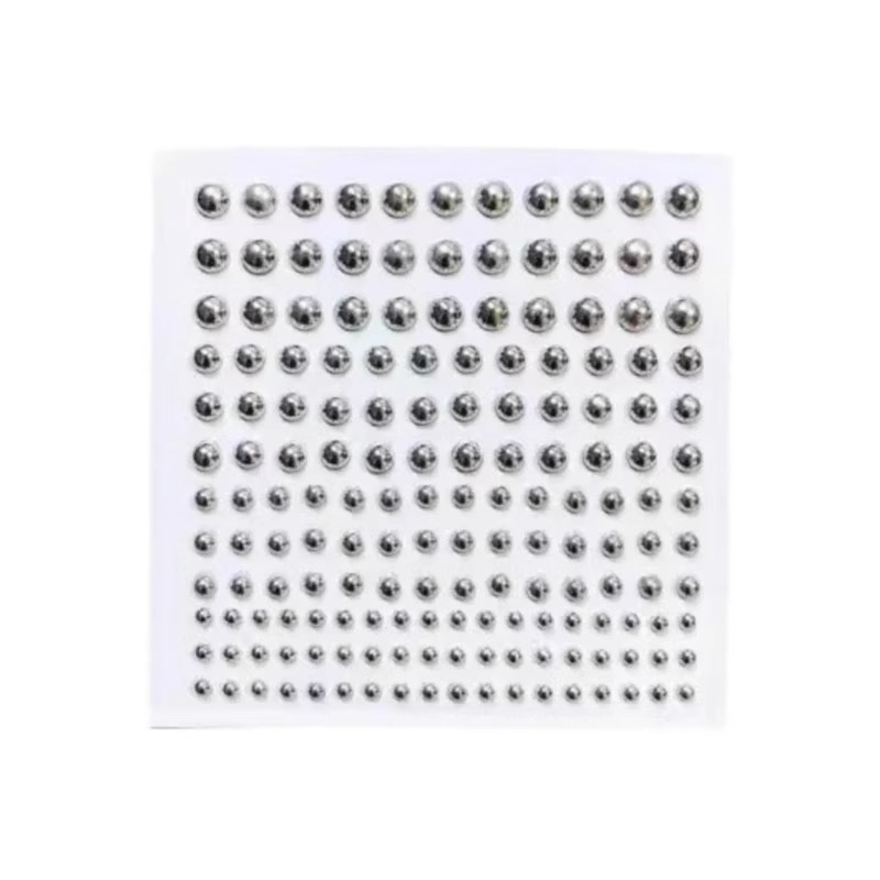 5 Fake Eyebrow Studs, No Piercing Needed, Lip Studs, Nose Studs, Silver Lip Beads, Non-Piercing Jewelry