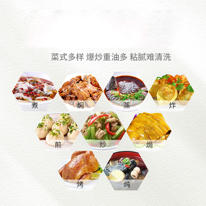 Langqi High Power Washing Powder Dishwasher Detergent Washing Powder Boss Midea Siemens Available 1kg Wholesale