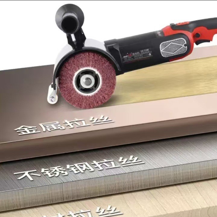 Stainless Steel Metal Drawing Machine Small Satchel Industrial Grade Polishing Machine Electric Speed-Adjustable Mirror Surface Polishing