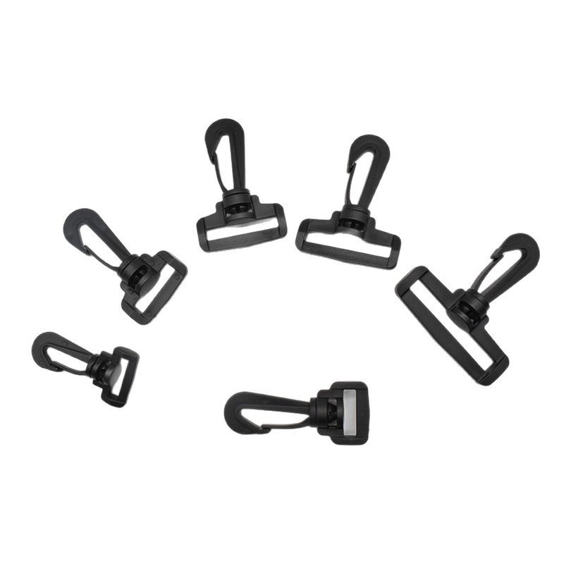 Factory Direct Sales Plastic Rotating Hook Buckle Strap Luggage Pet Buckle Multi-Specification 15-50mm Ready Supply Hook