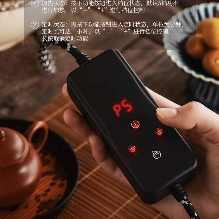 Electric ceramic stove for tea cooking household plug-in complete set Ru kiln ceramic stove simple teapot tea maker Beam Pot suit