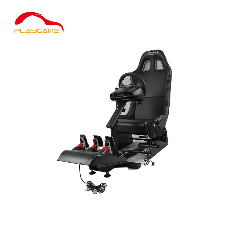 Classic Racing Simulator Game Bracket PL with Direct Drive Steering Wheel Seat