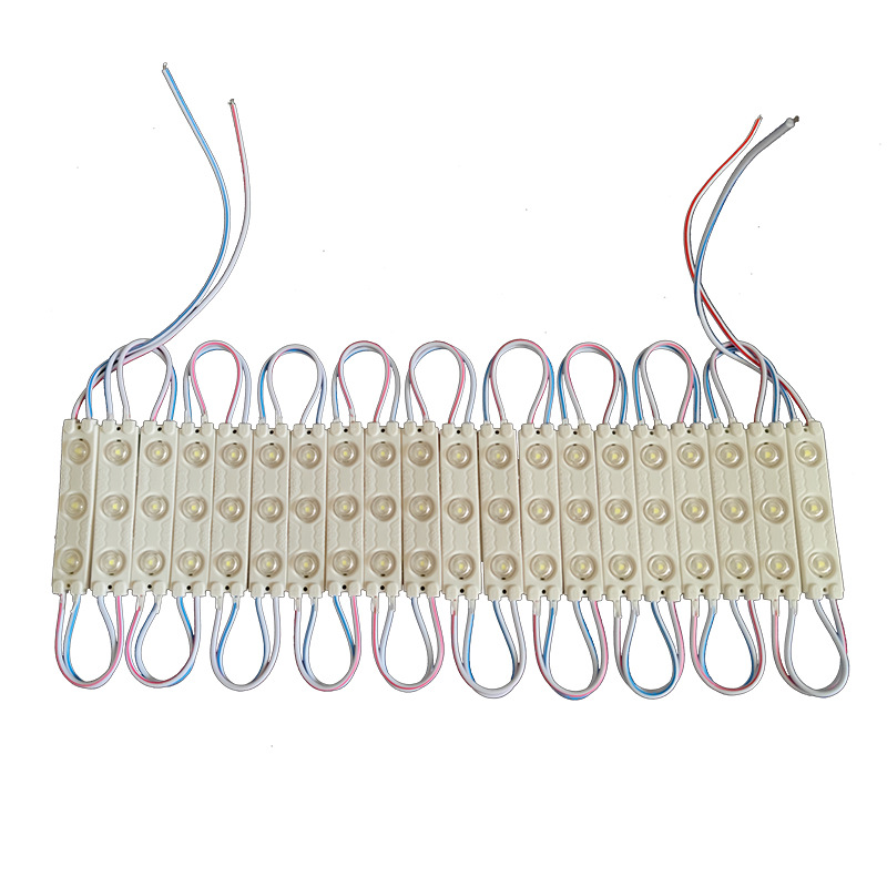 Led Light Source Advertising Module 12V Low Voltage Waterproof Advertising Light Box Luminous Characters High Brightness Photoelectric Led Injection Molding Module