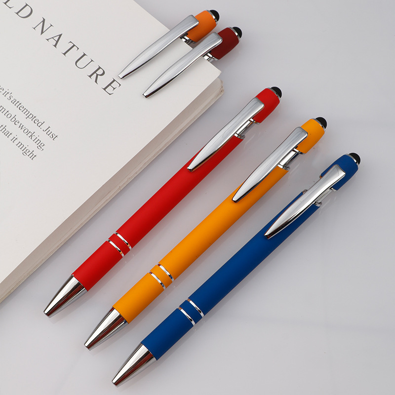 in stock high quality American pole pen advertising pen aluminum pole pen press metal pen explosions cross-border ballpoint pen