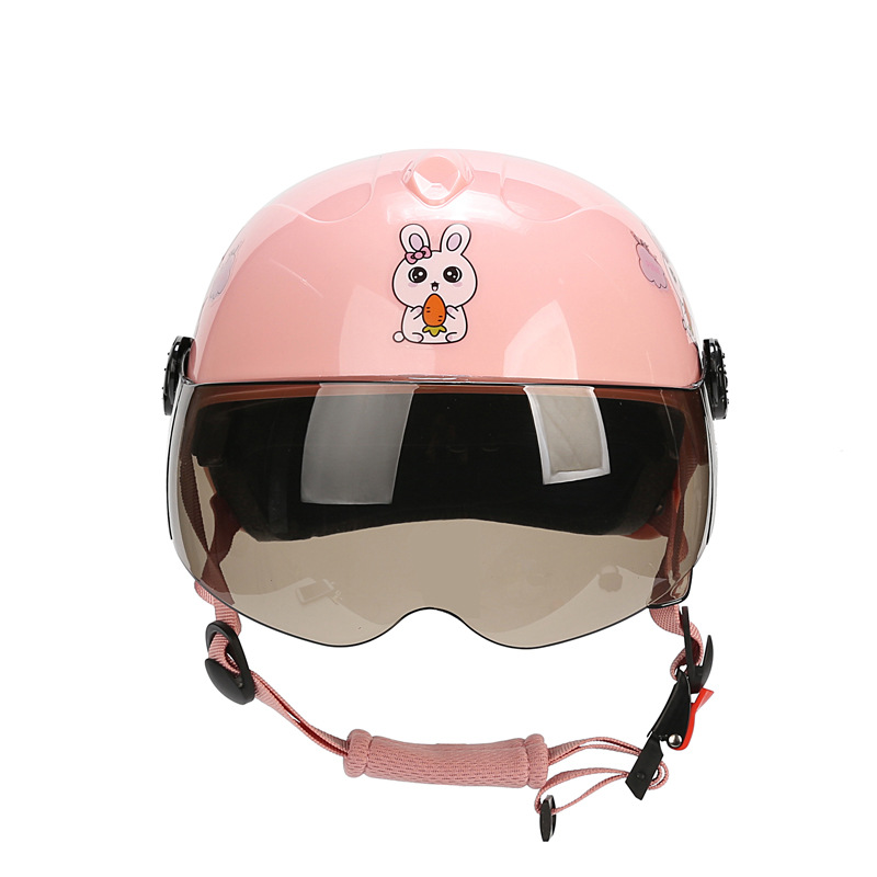 New Children's Helmet Electric Car New National Standard Student Child Cute Cartoon Four-Season Safety Electric Car Helmet