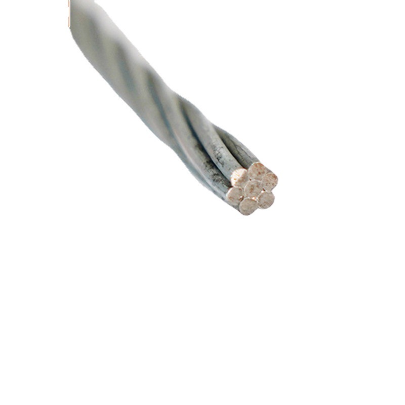 Hot-dip galvanized steel strand spot wholesale 3 shares 7 shares 19 shares of power communication optical cable pull wire overhead construction steel strand