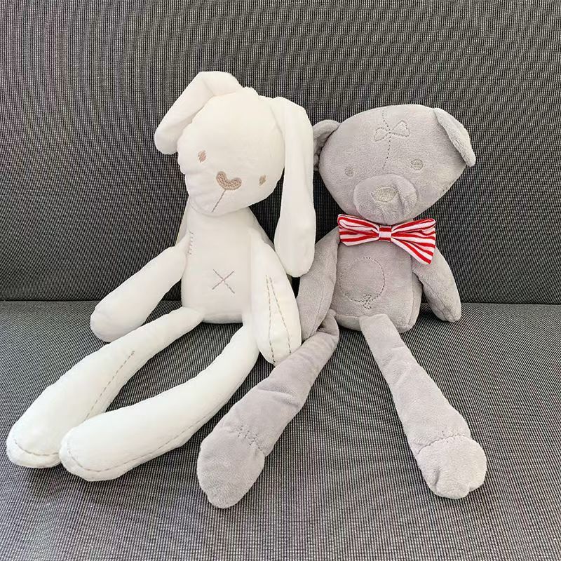Pacify sleeping baby plush toy rabbit cross-border doll children's plush toy manufacturers wholesale