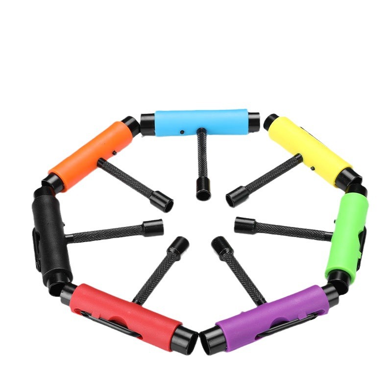 in stock land surfboard ty type skateboard tool electric four-wheel double-tilt board surface sandpaper bridge nail skateboard wrench bag