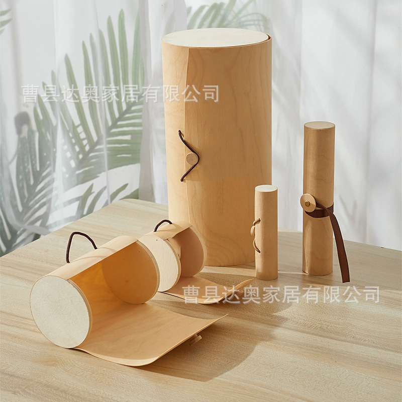 Birch Bark Box Tea Box Gift Packaging Box Tea Jar Tea Tube Natural Cork Storage Box Candy Box