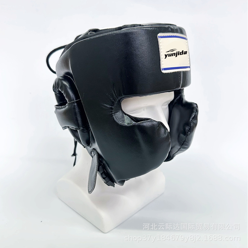 Boxing and Taekwondo Head Protection Helmet, Protective Gear for Sanda, Fighting Training Head Protection, High-Quality Head Protection Equipment