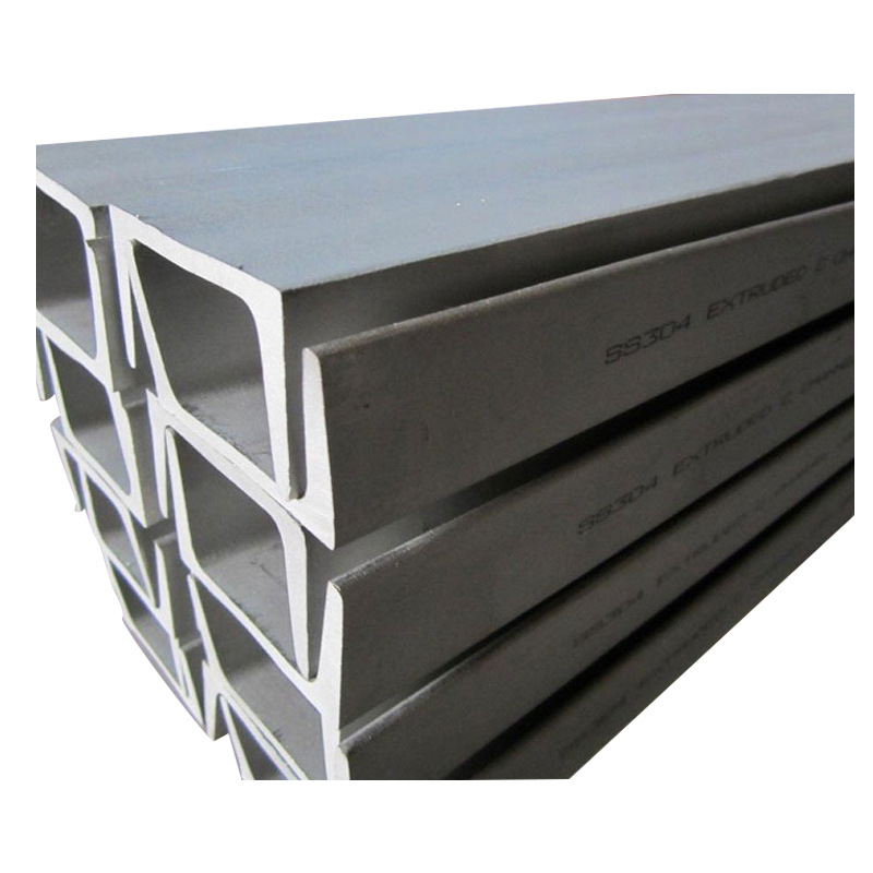 Guangdong manufacturers wholesale 304 stainless steel channel steel 201 stainless steel C- groove Engineering channel steel processing punching