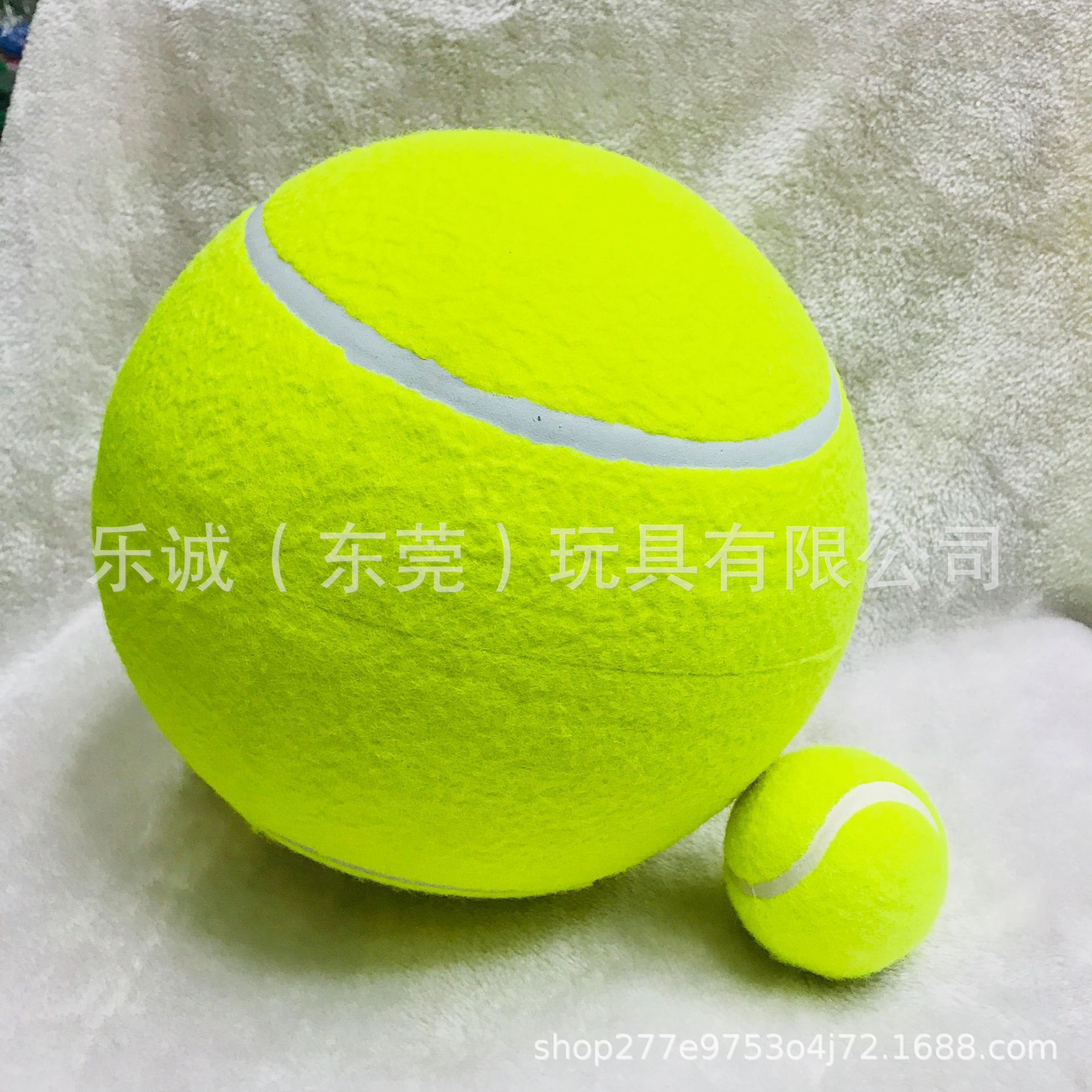 Big Tennis Signature 24cm Inflatable Tennis Festival Gifts Pet Tennis 9.5 Inch Pet Bite Toys