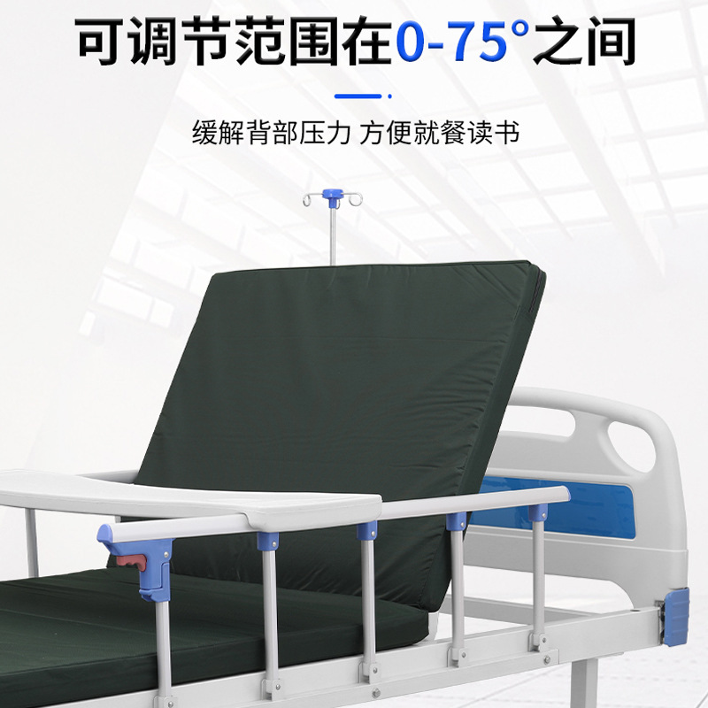 Single and Double Swing Nursing Bed, Multi-Functional Medical Bed, Back and Leg Lifting Bed, Medical Bed, Elderly Home Nursing Bed