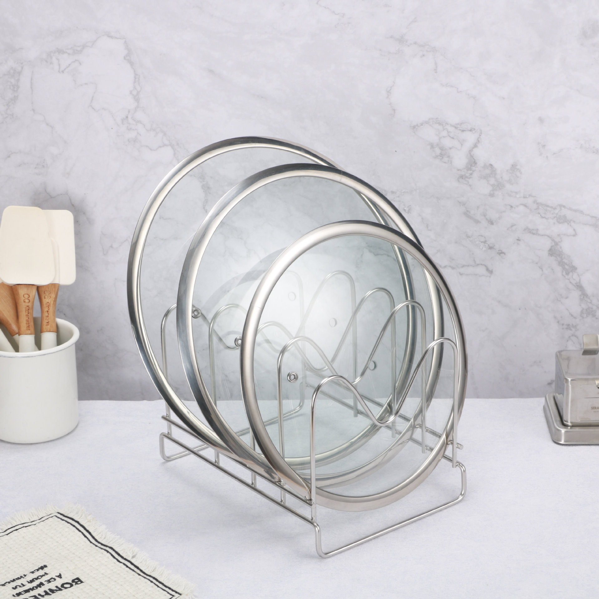 Factory Customized T-Shaped Tempered Glass Lid, High Temperature Resistant Household Glass Lid, Wide Edge Lid, Pot Lid Manufacturer Wholesale