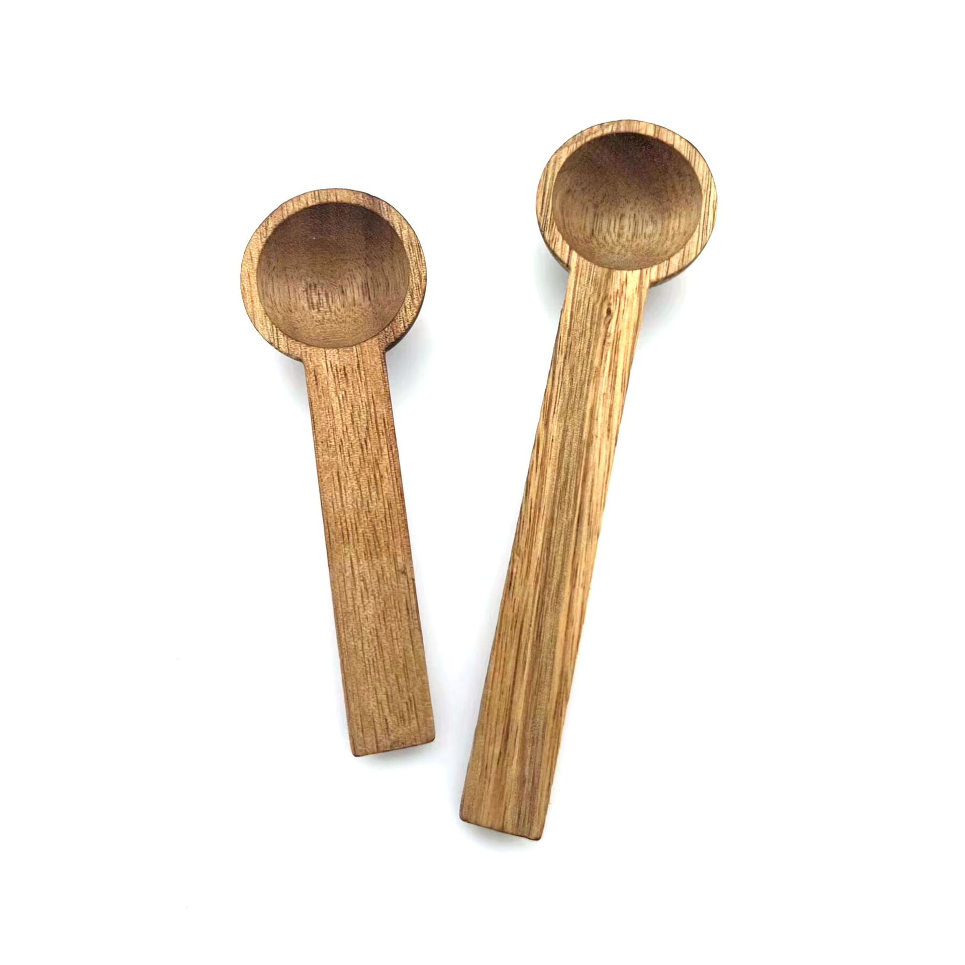 Acacia wooden spoon solid wood spoon beech spoon measuring spoon seasoning spoon salt spoon wooden spoon glass bottle wooden spoon bath salt spoon direct supply