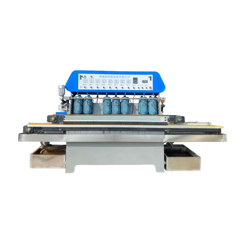 Straight glass beveling machine background wall mosaic lighting small piece glass edging machine glass beveling machine
