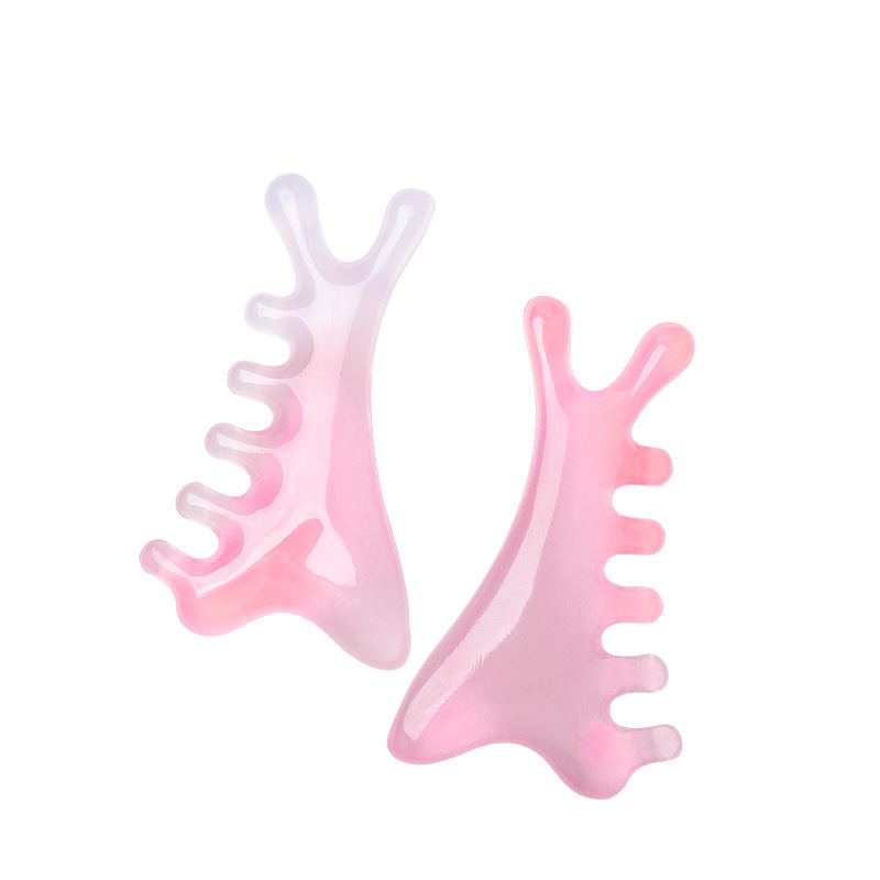 Head Massage Comb Head Meridian Comb Picking Tendons Comb Large Wide Teeth Massage Comb Thickened Beeswax Resin Dolphin Comb