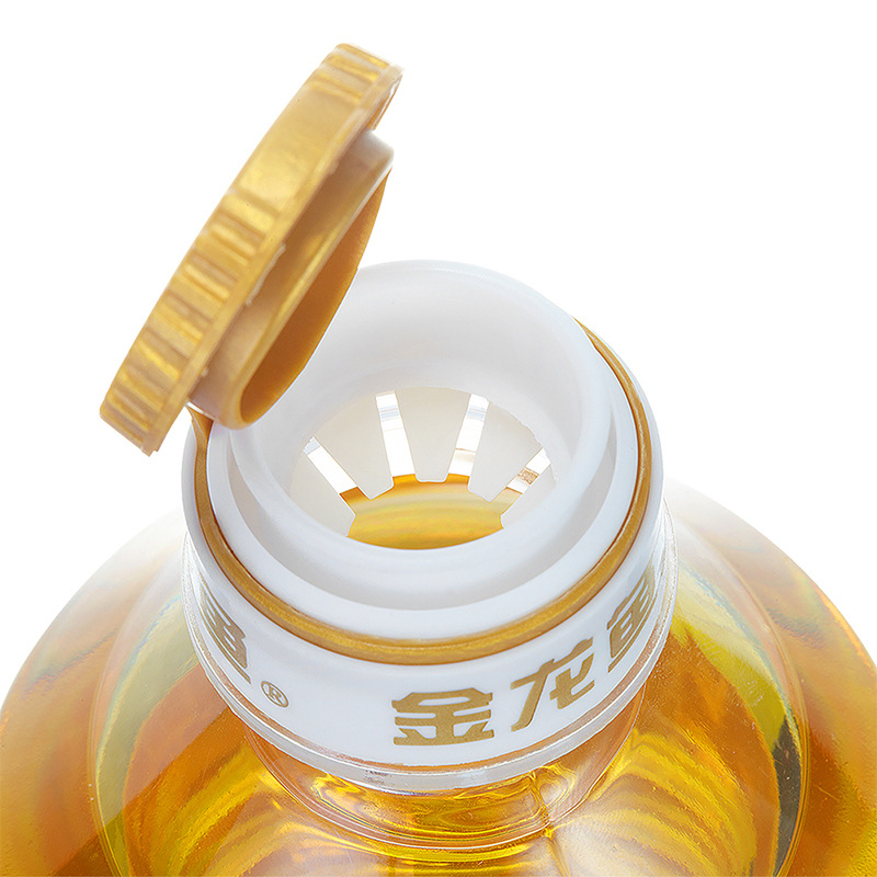 Golden Dragon fish Golden ratio blend oil 400ml household small bottle cooking cooking cooking cooking oil