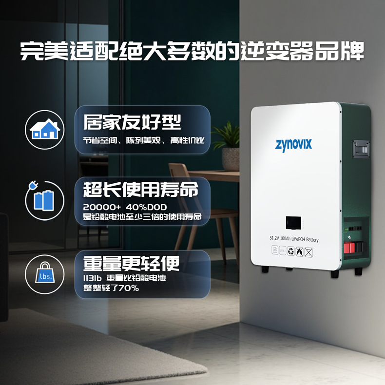 5Kwh Photovoltaic Energy Storage System Household Energy Storage Lithium Iron Phosphate Battery Agreement Adjustable Bms Protection Parallel 16 Units