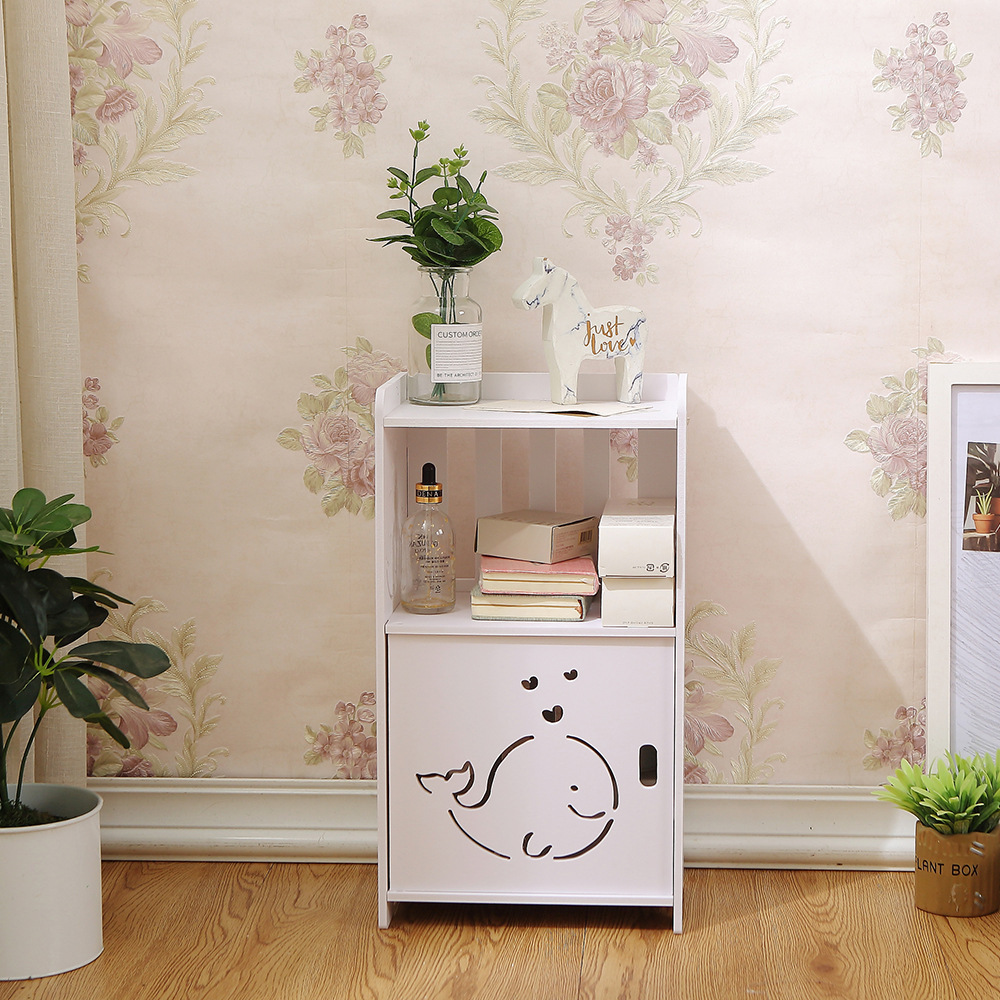 Scandinavian Bedroom Small Table Simple Wooden Bedside Table Solid Wood Bedside Table Storage Cabinet Solid Wood Leg Bedside Small Cabinet