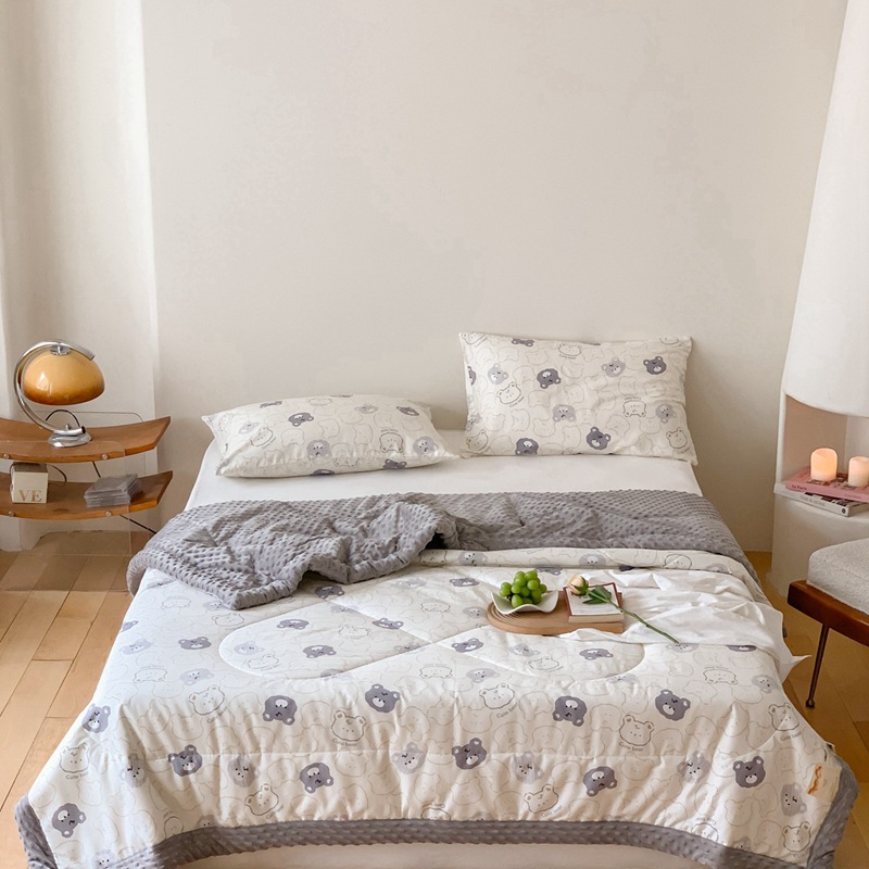 2023 new cotton beanie velvet soybean quilt spring and autumn quilt winter quilt raw cotton beanie quilt massage wholesale live broadcast