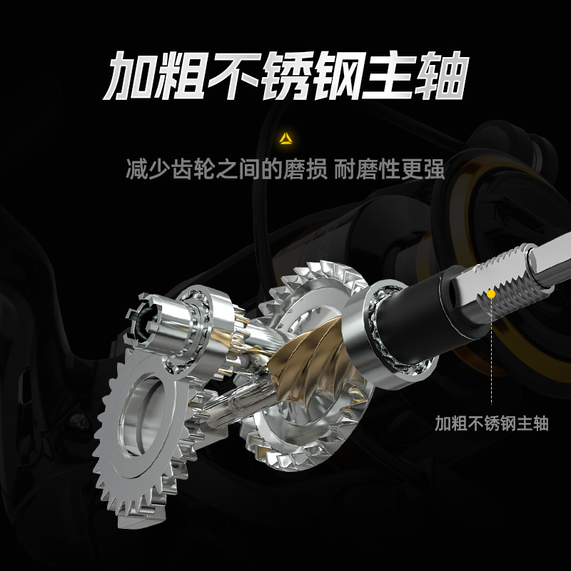 Konola Spinning Wheel Metal Fishing Wheel Fishing Reel Fishing Line Wheel Sea Rod Wheel Anchor Fish Wheel Long-Range Casting Wheel Fish Wheel Fishing Gear