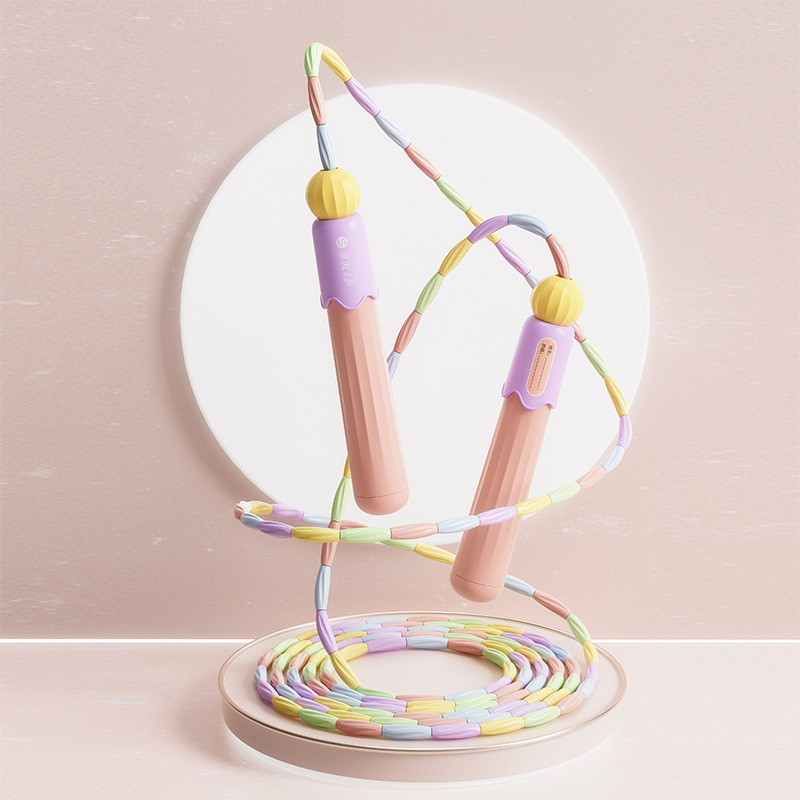 Bamboo Rope Skipping Kindergarten for Children and Primary School Students Large Class One 6-12 Years Old Children Beginners 3-5 Years Old