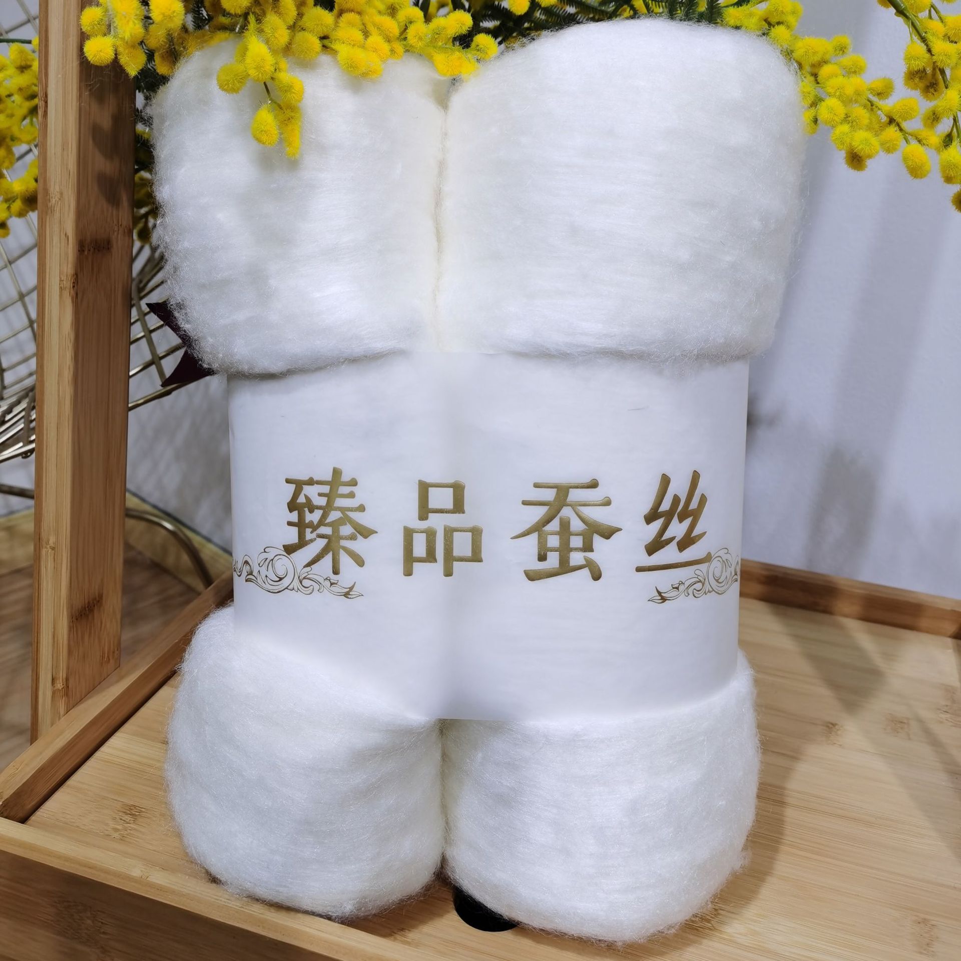 100% Tussah Silk Quilt Core, Raw Silk from Tongxiang, Silk Raw Material for Quilts, National Standard