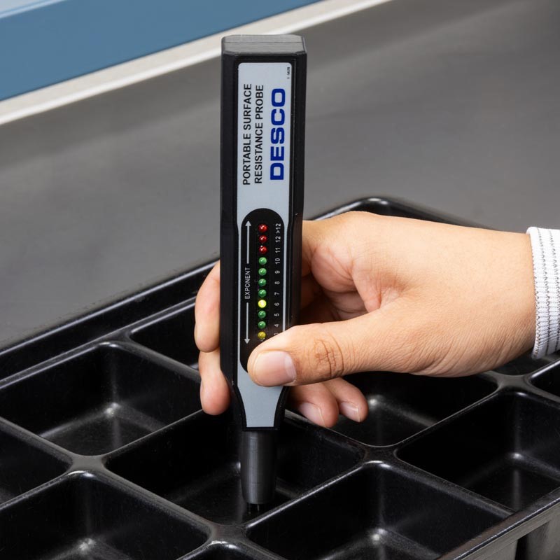 American Desco 19301 Handheld Surface Resistance Tester Probe Anti-Static Two-Point Test Pen