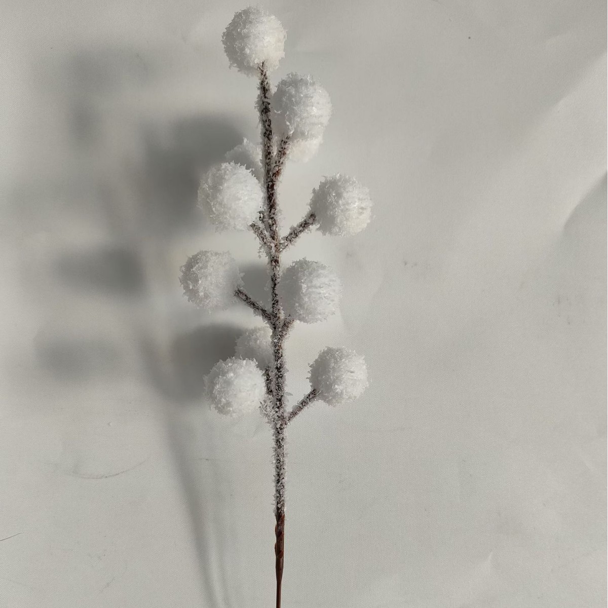 Рождественские украшения Подвесные снежные фрукты Рождественская гирлянда Аксессуары Симулированные ягоды Декор для дома Симулированные ягоды