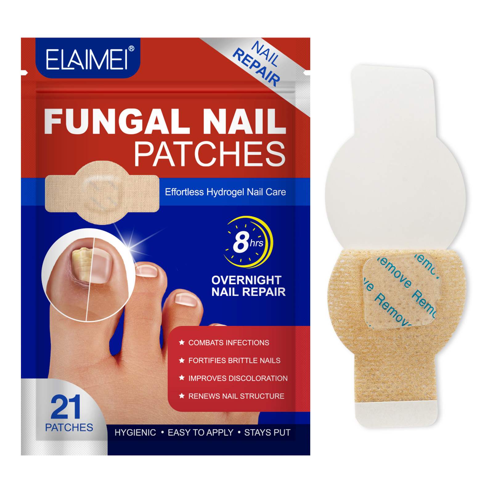 Elaimei Foot Nail Patch Fungal Nail Patches 21P